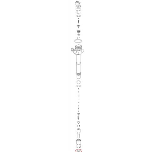 Heat Shield Steel Injector Denso C/R 11176-30011 euro diesel