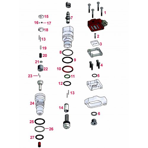 O-Ring Injector CAT 3126E euro diesel