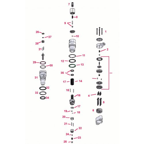 Spring Injector CAT C9 euro diesel