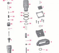 Repair Kit Internal Injector Navistar - Ford Powerstroke 7.3 A1-23488 